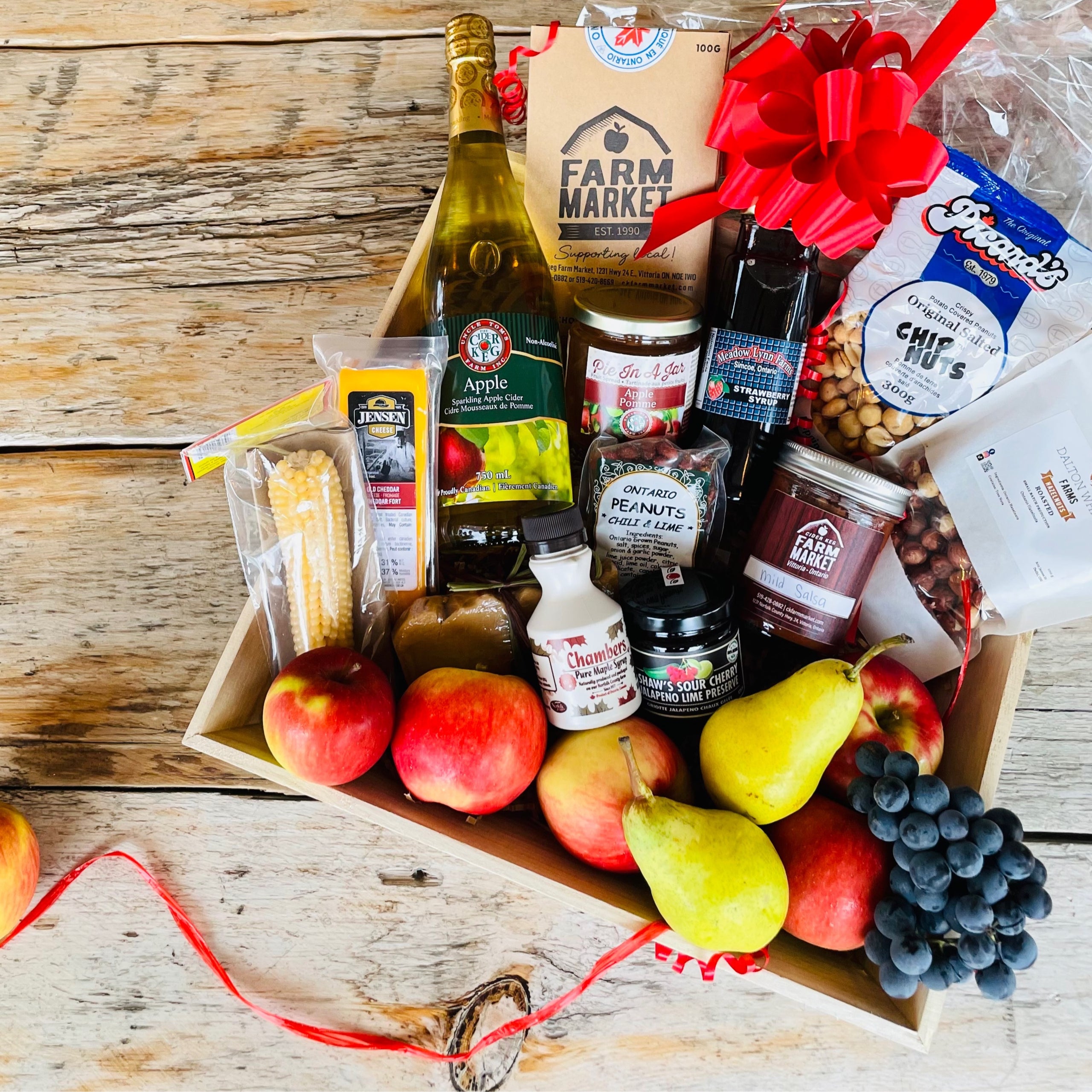 Gift Basket Cider Keg Farm Market